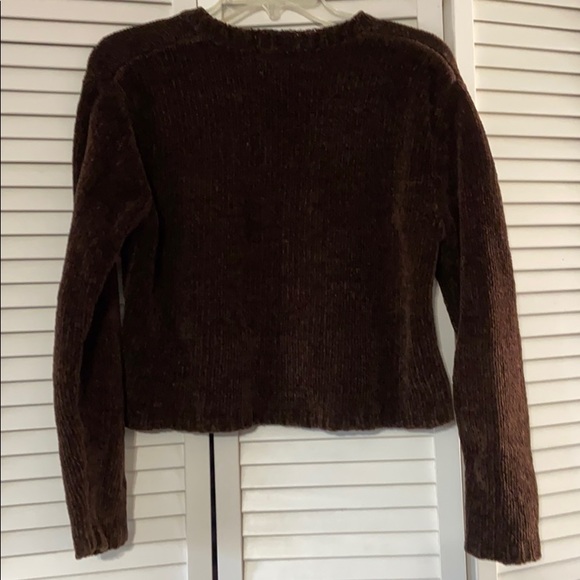 One Step Up CHENILLE Cropped Sweater S - Picture 8 of 11